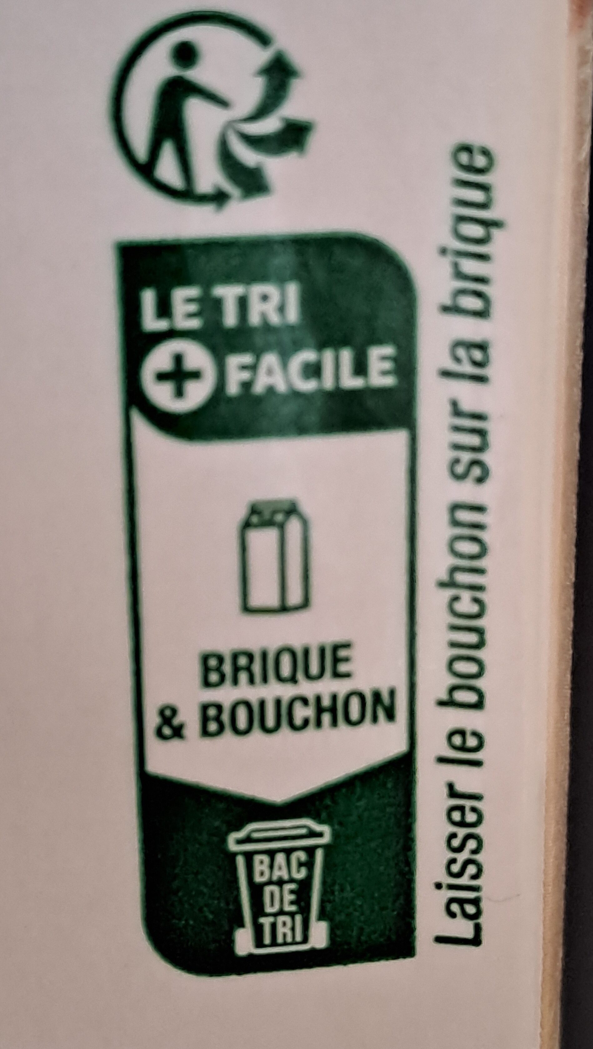 Boission au Soja - Recycling instructions and/or packaging information - fr