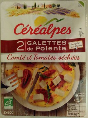 Galettes de polenta comté et tomates séchées - Product - fr