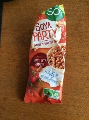 Soya Party - Graines de soja toastées à la tomate, au thym... - Product - fr