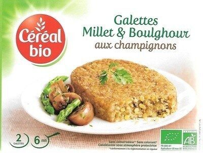 Galettes millet et boulghour aux champignons - Produkt - fr