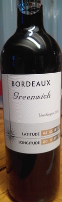 Bordeaux Greenwich Vendanges 2012 - Produit