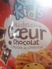 Madeleine cœur chocolat et pépite de chocolat - Produit