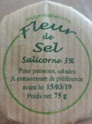 Fleur de sel salicorne - Ingredients - fr