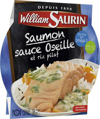 Saumon sauce Oseille et riz pilaf - Product - fr