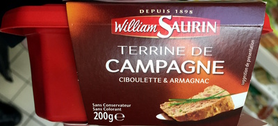 Terrine de Campagne (Ciboulette & Armagnac) - Produit