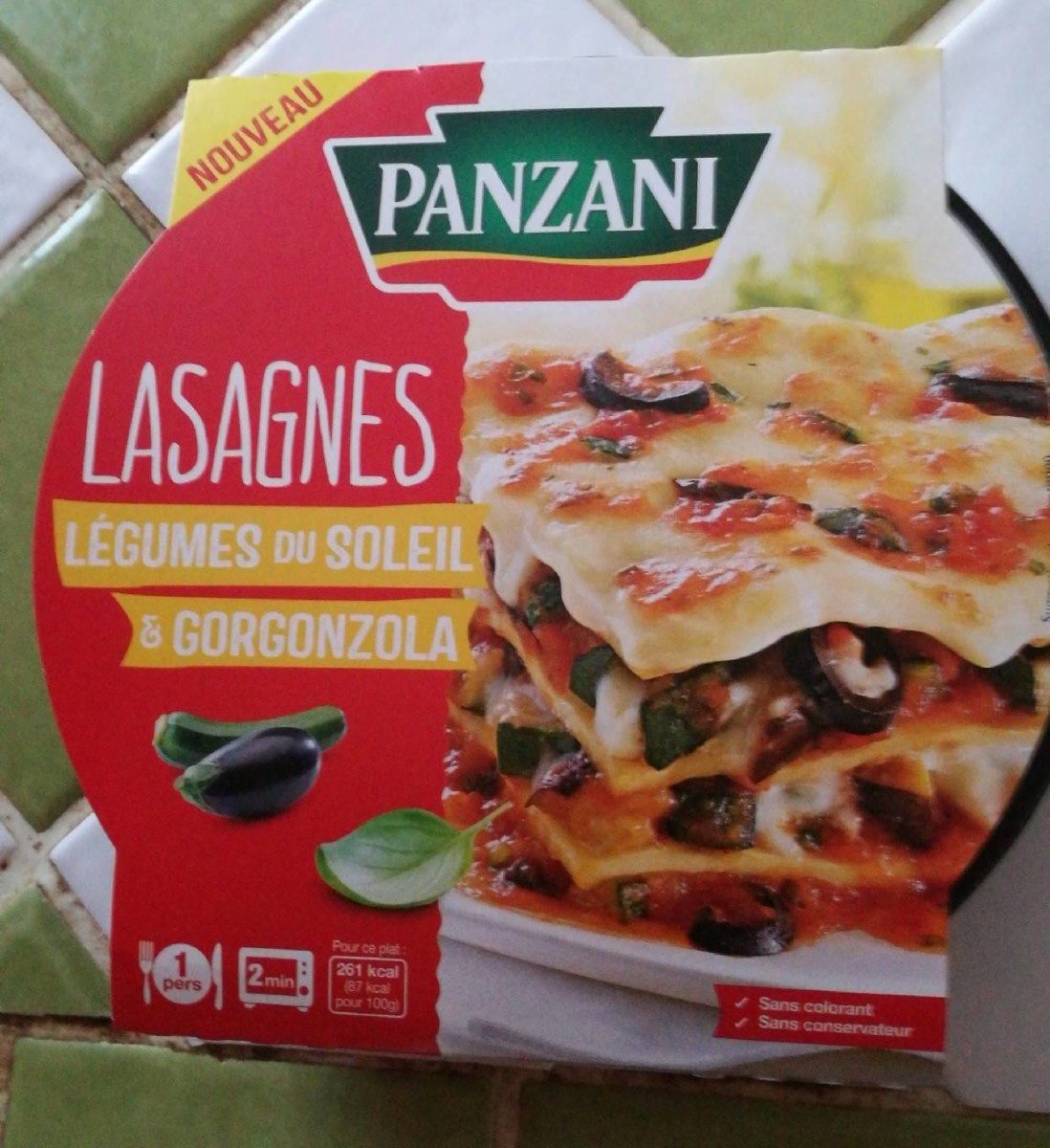 Lasagnes légumes du soleil et gorgonzola - Produit