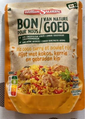 Riz coco curry et poulet rôti - Product - fr