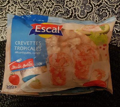 Crevettes tropicales decortiquées cuites - Product - fr