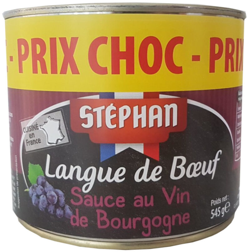 Langue de bœuf sauce au vin de Bourgogne - Product - fr