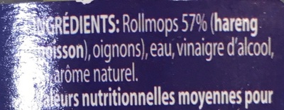 Rollmops - Ingrédients