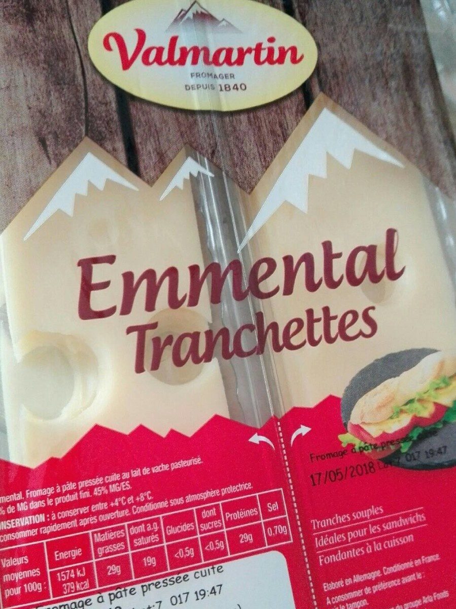 Emmental tranchettes - Product - fr