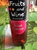 Boisson à base de vin rosé cerise FRUITS & WINE, 7°, bouteille de 75cl - Product