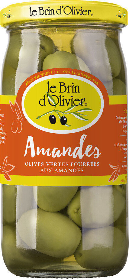 Olives vertes fourrées aux amandes - Product - fr
