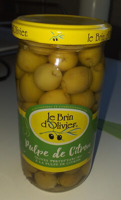 Olives vertes farcies à la pulpe de citron - Product - fr