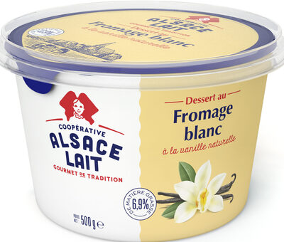 Dessert Au Fromage Blanc à la Vanille naturelle - Produkt - fr