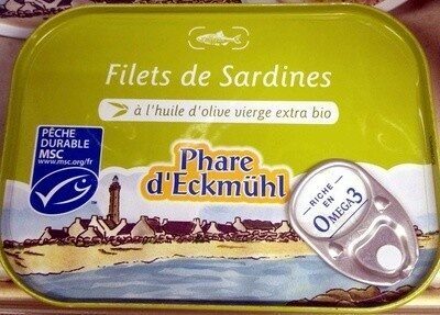 Filets de Sardines à l'huile d'olive vierge extra bio - Product - fr