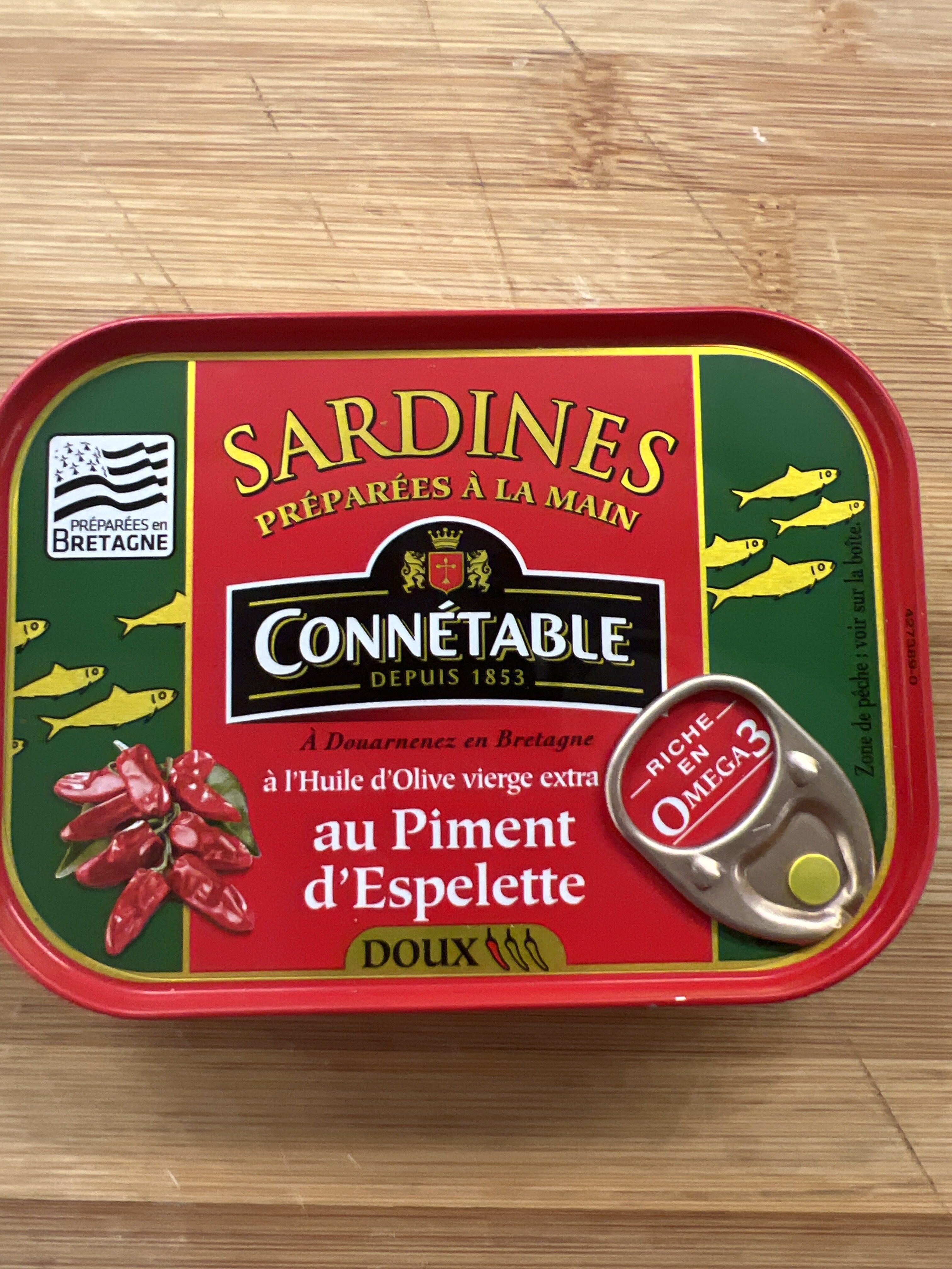 Sardines au Piment d'espelette doux - Produit