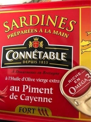 Sardines piment de Cayenne fort Connétable - Produit