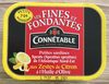 Connetable sardines fines et fondantes zeste citron - Product