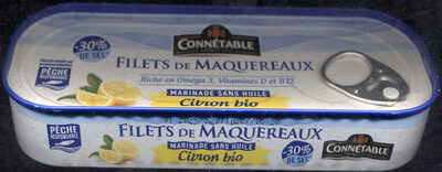 Filets de Maquereaux - Citron Bio - Produit