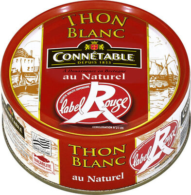 Thon blanc germon naturel Label Rouge 120g Cble - Produit
