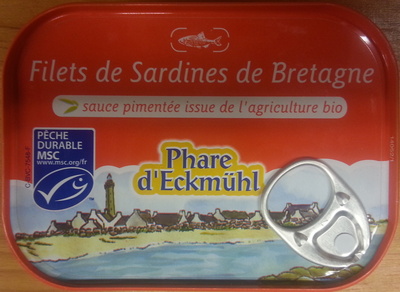 Filets de Sardines de Bretagne, sauce pimentée Bio - Product - fr