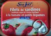 Filets de sardines à la tomate et petits légumes - Product