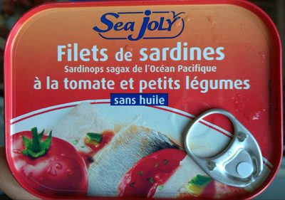 Filets de sardines à la tomate et petits légumes - Produit