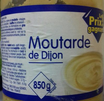 Moutarde de dijon - Produkt - fr