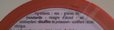 Moutarde de Dijon Leader Price - Zutaten - fr