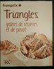Triangles - Graines de sésames et de pavot - Product