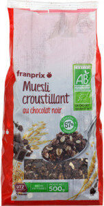 Muesli croustillant chocolat noir bio - Produit