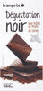 tablette dégust chocolat noir eclats feve cacao - Producto