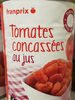 Tomates concassées au jus - Produit