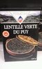 Lentilles Vertes du Puy - Produit