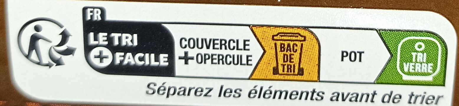 La pate a tartiner aux eclats de noisettes - Recycling instructions and/or packaging information - fr