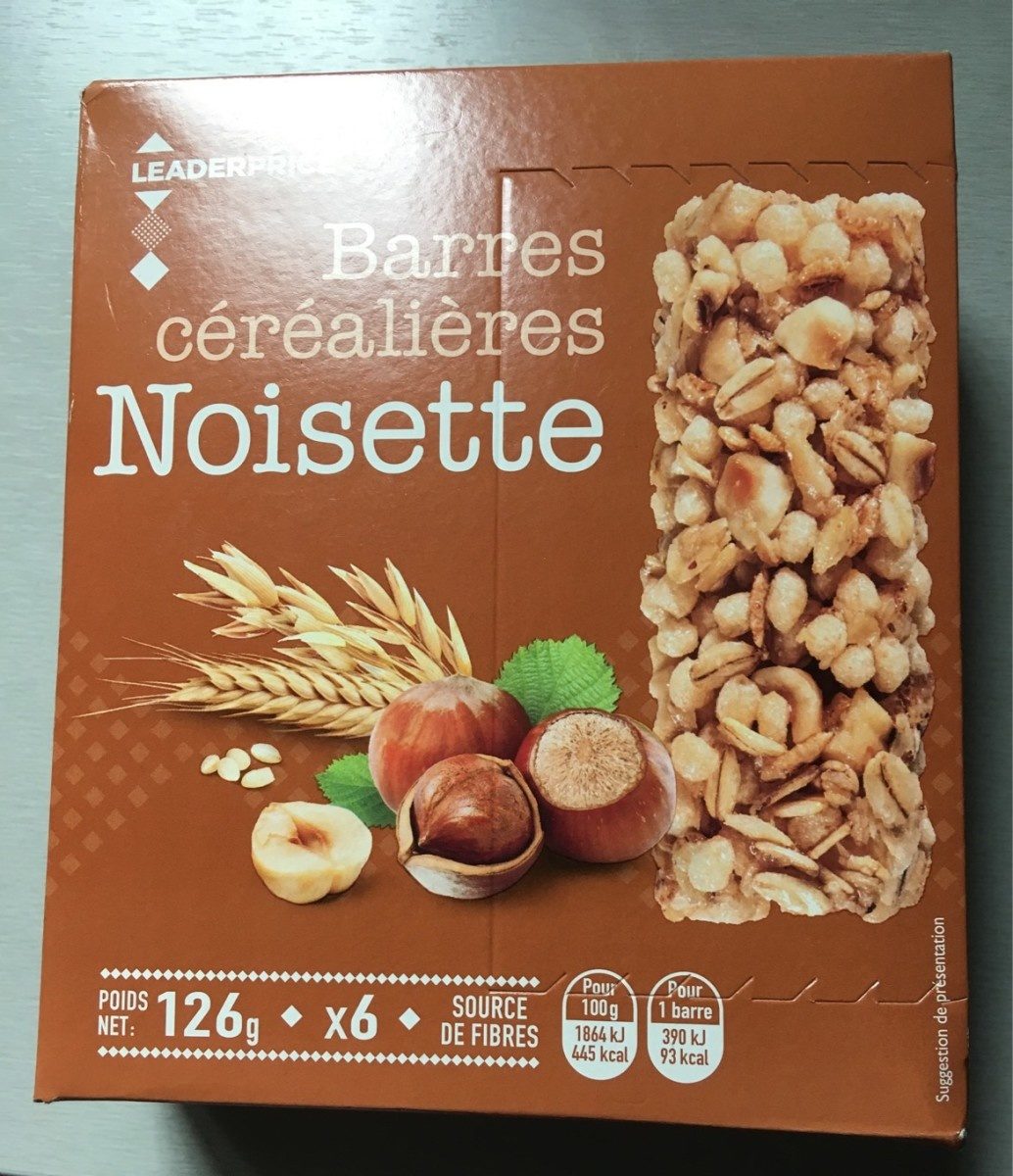 Barres céréales Noisette - Producto - fr