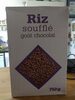 Riz soufflé goût chocolat - Produit