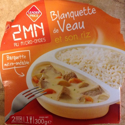 Blanquette de Veau et son riz - Product - fr