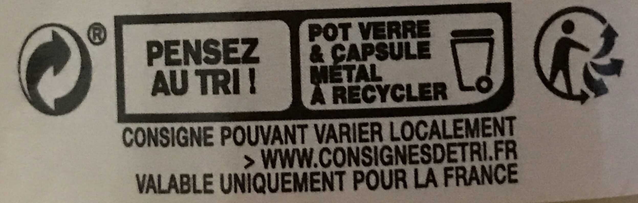 Mousseline de celeri - Recycling instructions and/or packaging information - fr