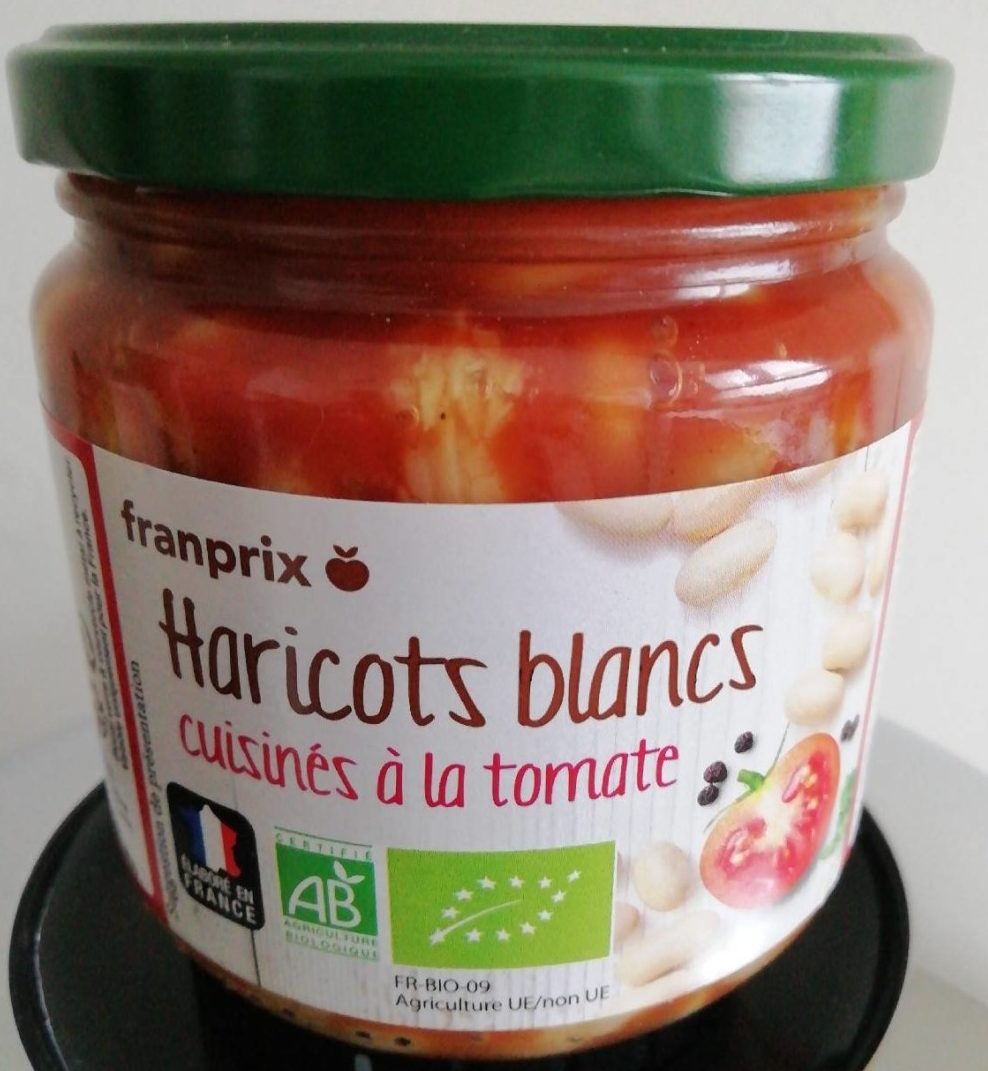 Haricots blancs cuisinés à la tomate - Produit