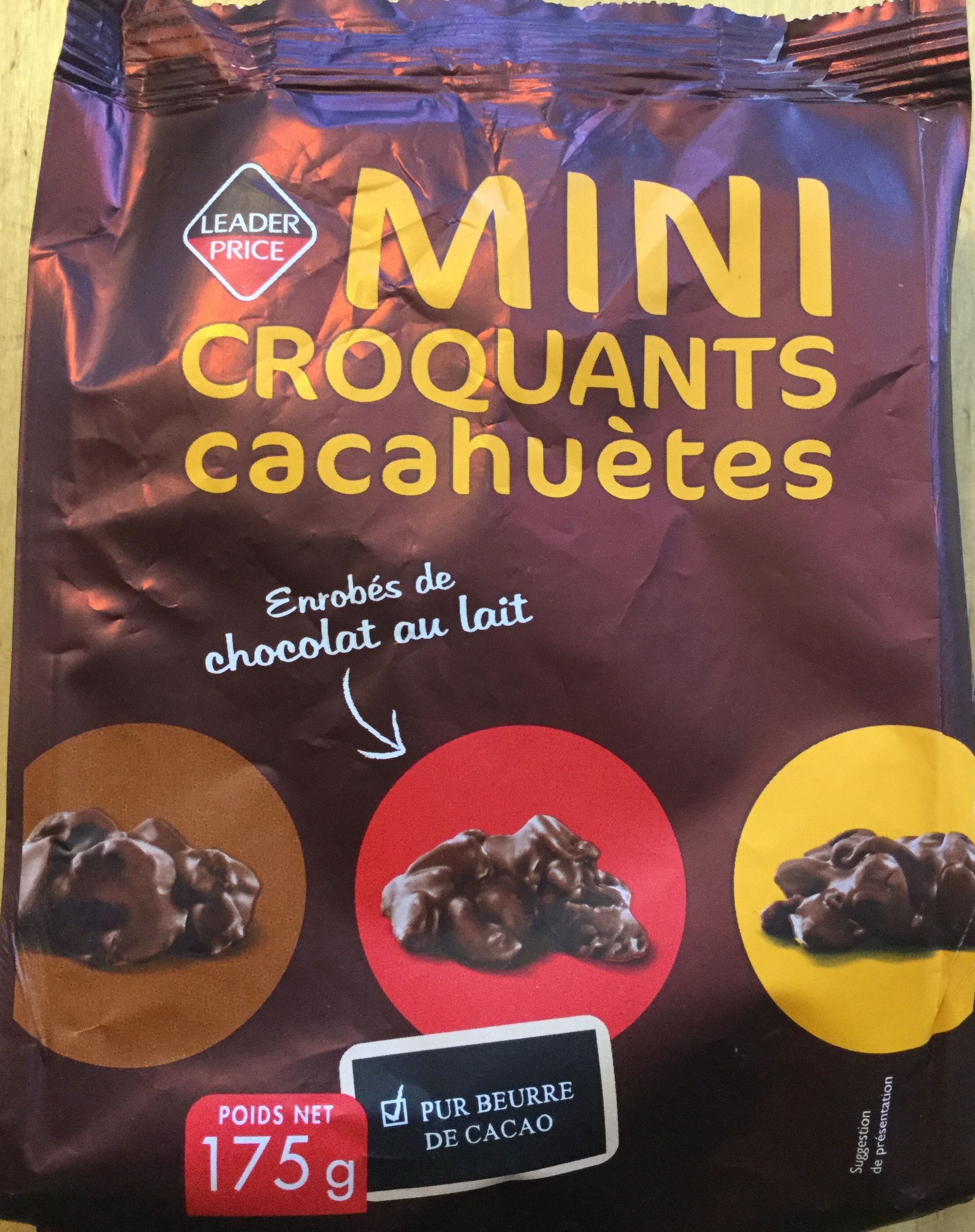 Mini croquants cacahuètes - Product - fr