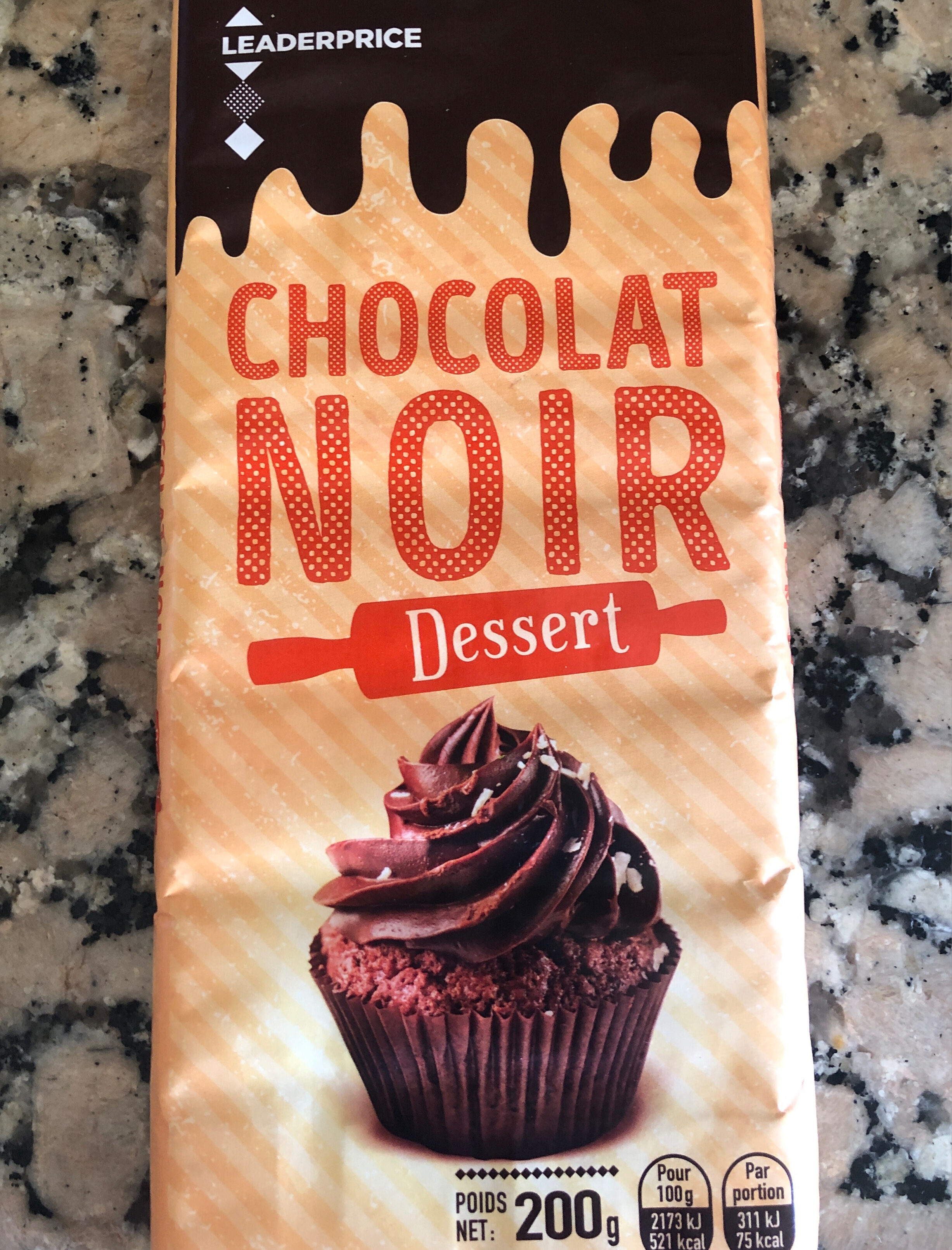 Chocolat noir dessert - Product - fr