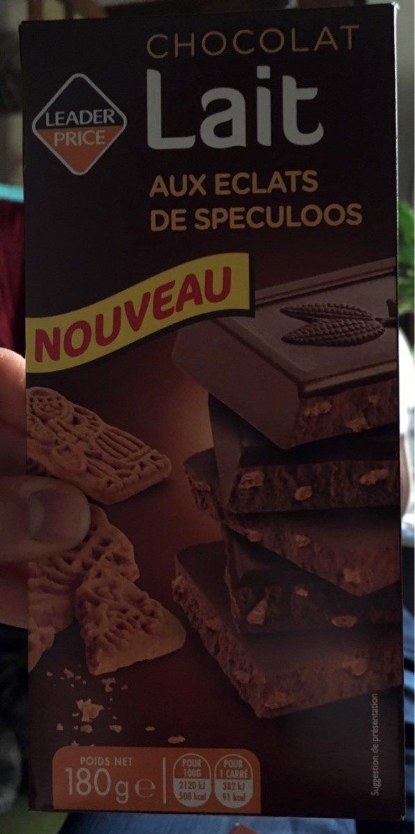 Chocolat au Lait aux Éclats de Speculoos - Produkt - fr