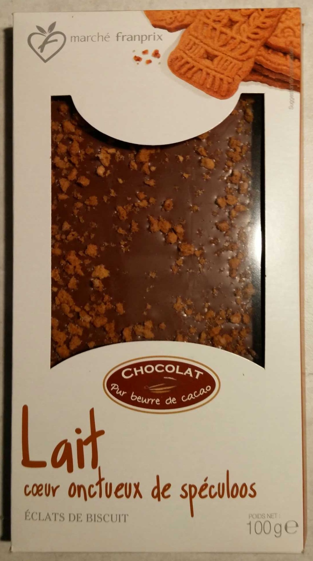 Tablette de chocolat au lait cœur onctueux de spéculoos - Produkt - fr