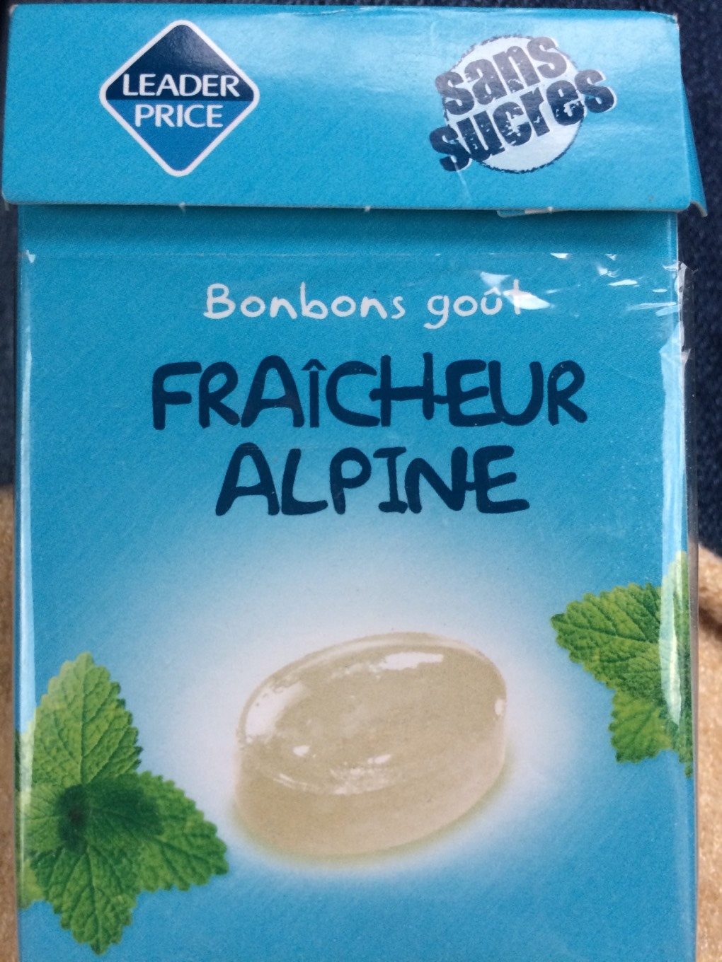 Bonbons fraîcheur alpine - Produit