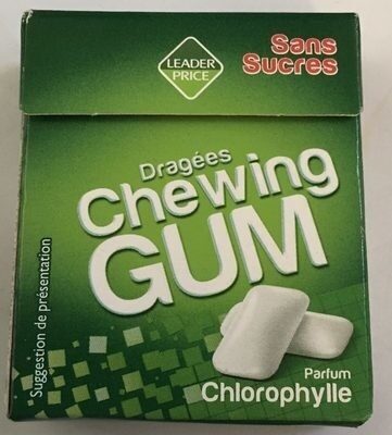 Dragées Chewing Gum - Parfum Chlorophylle - Produit