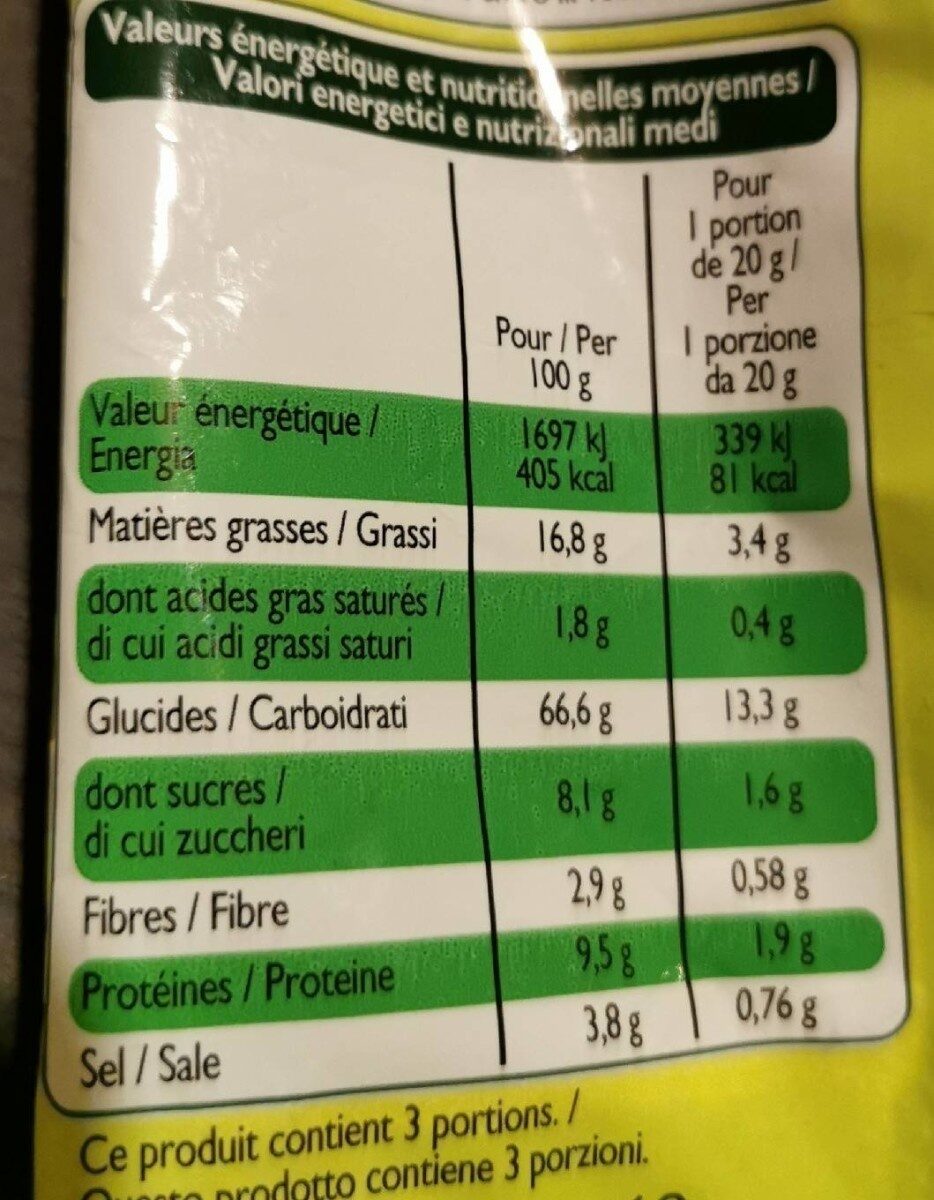 Croûtons goût ail et fines herbes spécial salade Leader price - Voedingswaarden - fr
