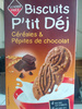 Biscuits P'tit Déj céréales & Pépites de chocolat - Product