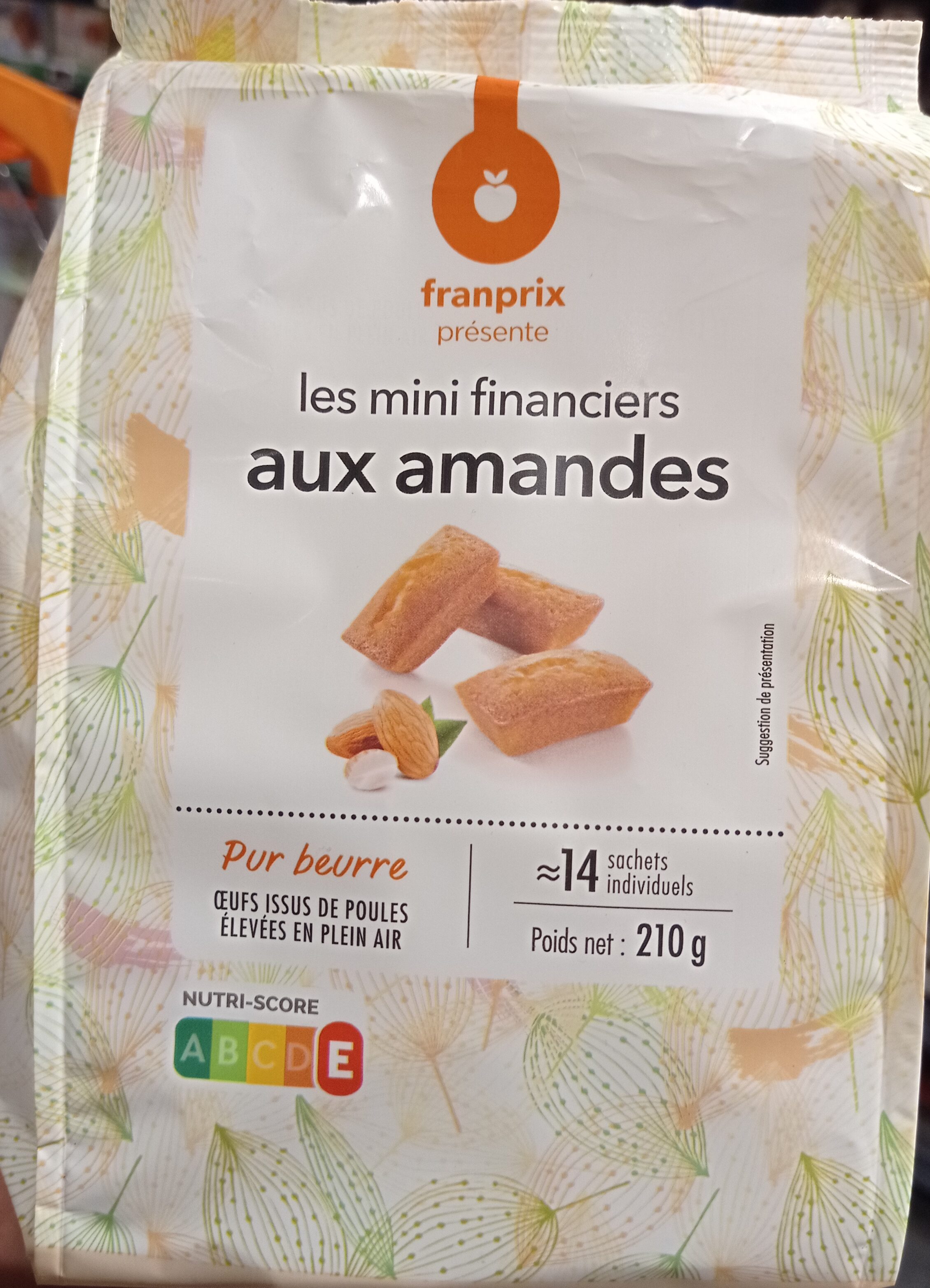 14 mini financiers aux amandes pur beurre - Product - fr